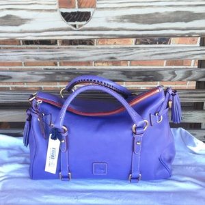 NWT Dooney & Bourke Lavender Florentine Satchel **RARE**